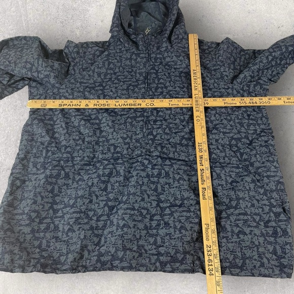 Duluth Trading Jacket Women’s 2XL Grabreaker Hooded Nylon Rain Blue UPF 50+ T107 - Picture 9 of 14